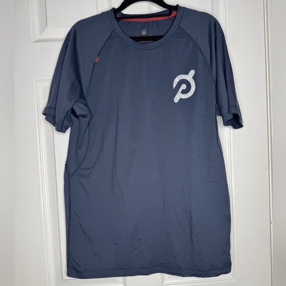 RHONE X PELOTON Men’s Navy Blue Moisture Wicking Athletic T-Shirt Size M - Picture 1 of 5